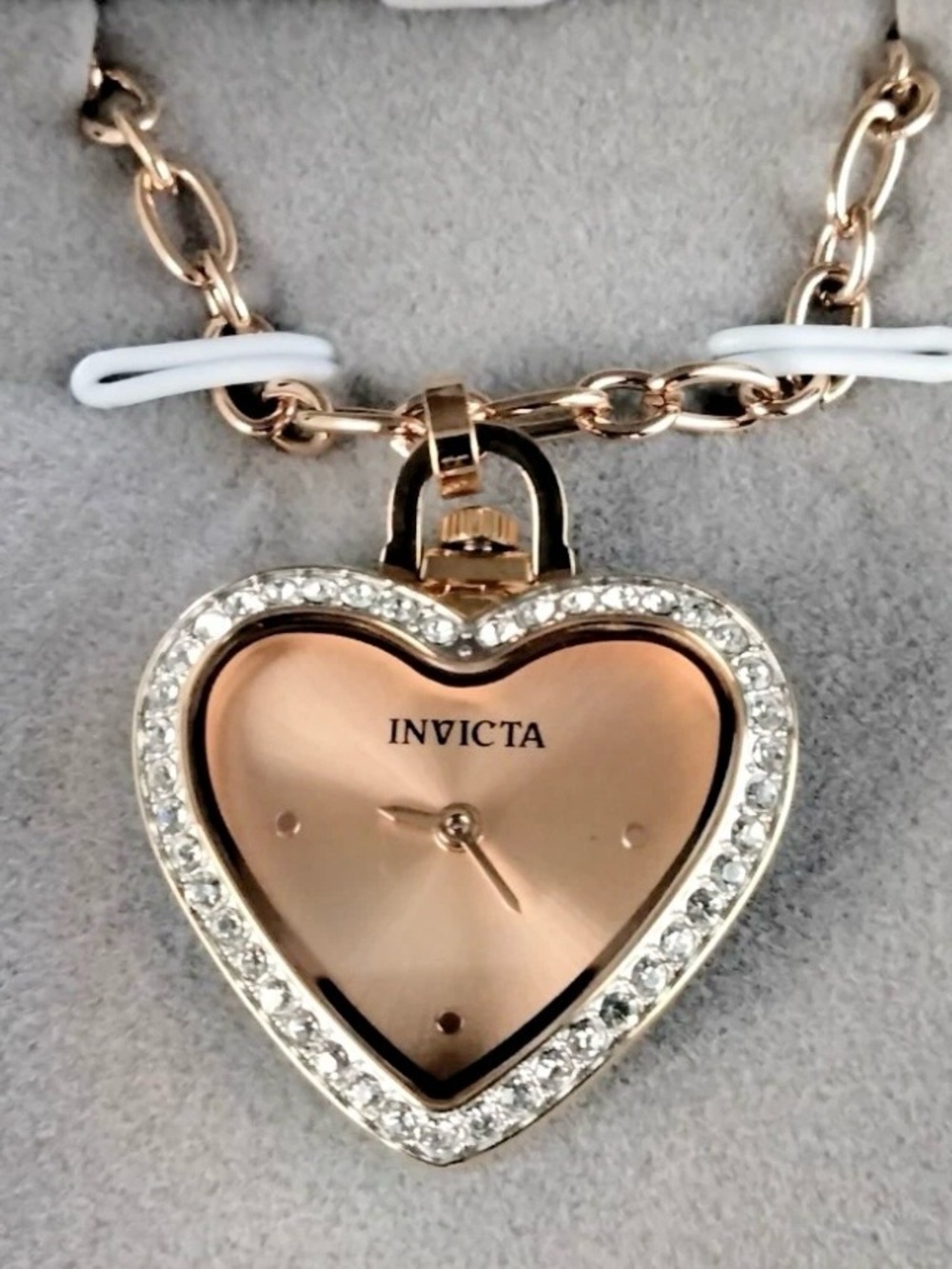 Invicta 49939 Angel Necklace
Watch Rose Gold Pendant
Crystal Lady Quartz Jewelry